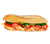 livraison paninis à  sandwich rouen 76000